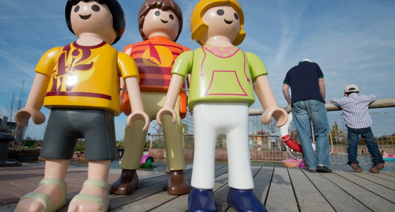 Drei Figuren von Playmobil