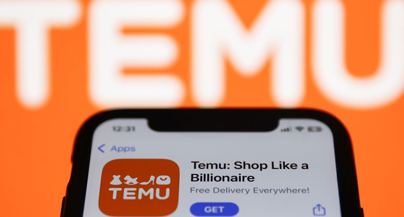 Logo von TEMU in orange